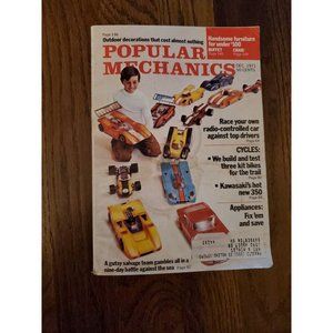 Popular Mechanics December1971 Outdoor Decorations, Kit Bikes to Build Vintage